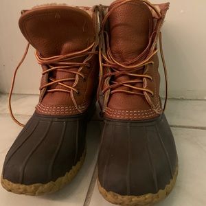 L.L. Bean Women’s Bean Boots, 8" Shearling-Lined